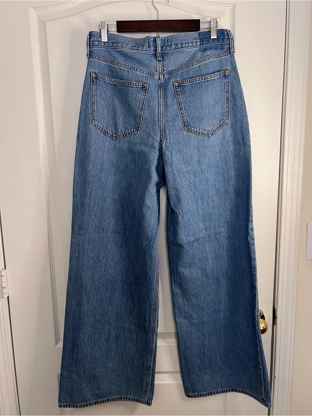 Abercrombie & Fitch Light Blue the Wide-Leg High-Rise Jeans size 29/8L - Picture 5 of 10